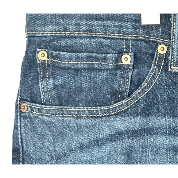 Levis Mens Jeans 514 Straight Leg Cotton Casual Blue Denim Measures 42x31 - Picture 7 of 16